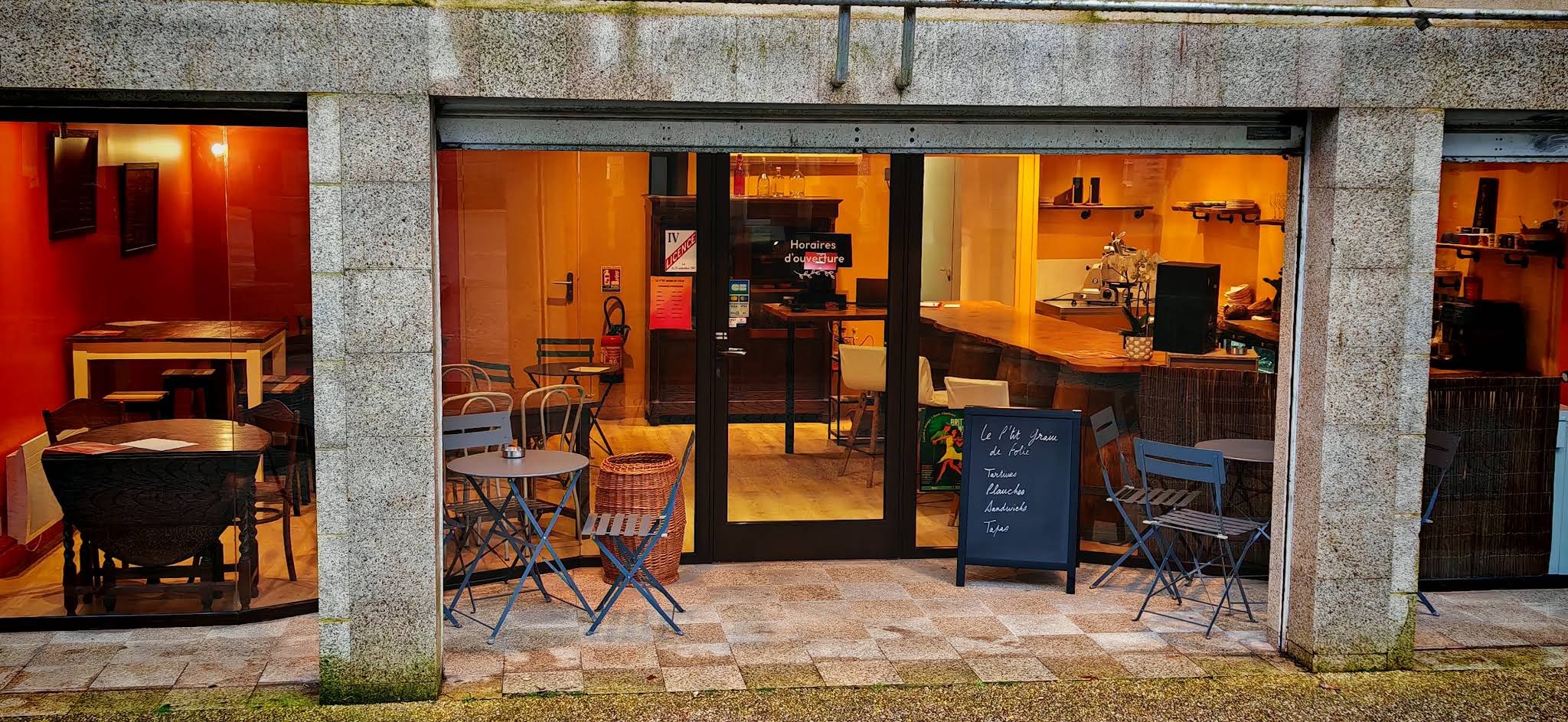 Tapas et canapés préparés pour une soirée au p'tit grain de folie